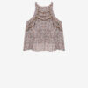 Top en coton froncé Carlee