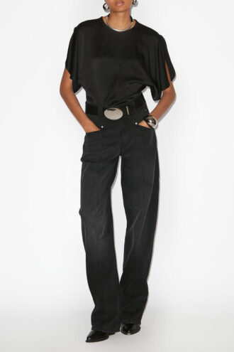 Top en satin Karlita Top en satin Karlita