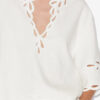 Top Shana en coton ajouré brodé Top Shana en coton ajouré brodé