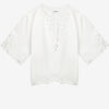 Top Shana en coton ajouré brodé Top Shana en coton ajouré brodé