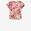 Top Tullya en soie imprimé roses Top Tullya en soie imprimé roses