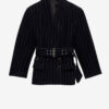 Veste courte en laine vierge avec ceinture Fyma Veste courte en laine vierge avec ceinture Fyma