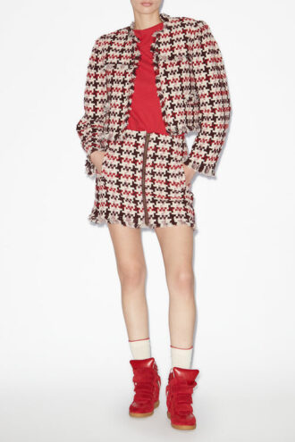 Veste courte en tweed Amelio