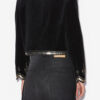 Veste courte en velours brodé Hady