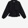 Veste courte Gwenola en tissu technique satiné Veste courte Gwenola en tissu technique satiné
