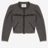 Veste courte à motif graphique Delphina