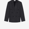 Veste de costume en laine à carreaux Glen Plaid Klero