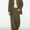 Veste de costume en laine rayée Jevima
