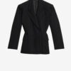 Veste de costume à rayures tennis avec ceinture Maia Veste de costume à rayures tennis avec ceinture Maia