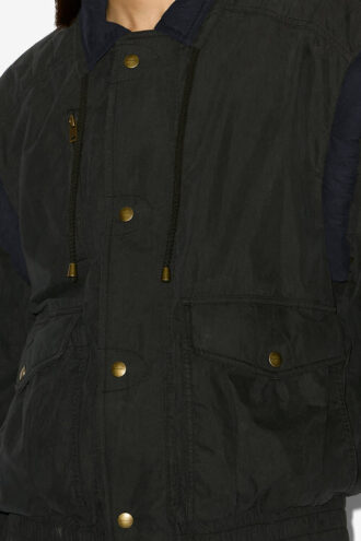 Veste en coton bicolore Desha