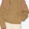 Veste en coton bicolore Desha Veste en coton bicolore Desha