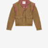Veste en coton bicolore Desha Veste en coton bicolore Desha