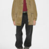 Veste en coton enduit Kimelia