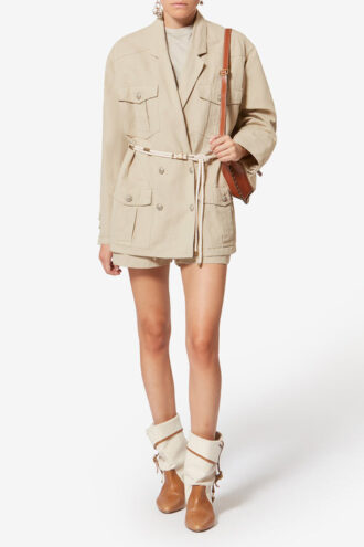 Veste en coton et lin Nevala Veste en coton et lin Nevala
