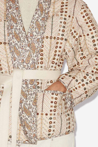 Veste en coton imprimé Chancel
