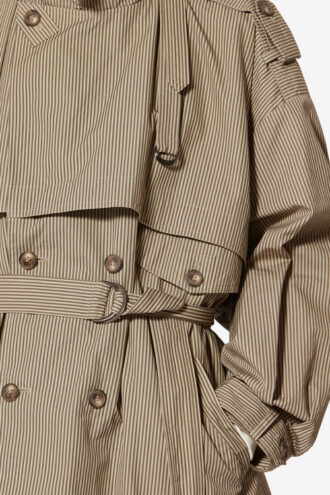 Veste en coton rayé Claya