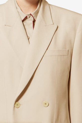 Veste en crêpe de soie Calie
