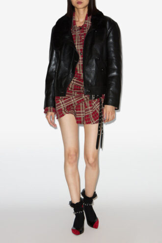 Veste en cuir Briyana
