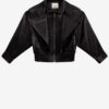 Veste en cuir d&rsquo;agneau Aneli avec poches
