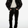 Veste en cuir vintage Yosri Veste en cuir vintage Yosri
