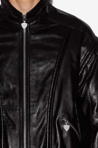 Veste en cuir vintage Yosri