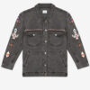 Veste en denim brodée Manona Veste en denim brodée Manona