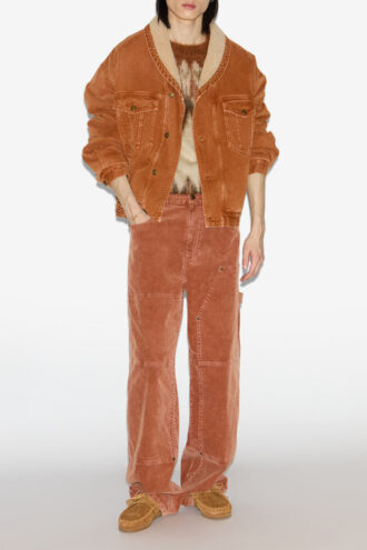 Veste en denim et fausse fourrure Jackson