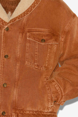 Veste en denim et fausse fourrure Jackson