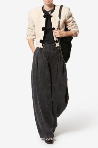 Veste en laine bouclée Gradilia