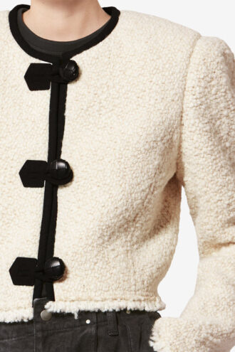 Veste en laine bouclée Gradilia