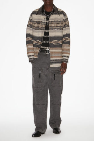 Veste en laine mélangée à motifs Dalton