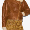 Veste en peau lainée Blondine Veste en peau lainée Blondine