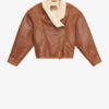 Veste en peau lainée Blondine Veste en peau lainée Blondine