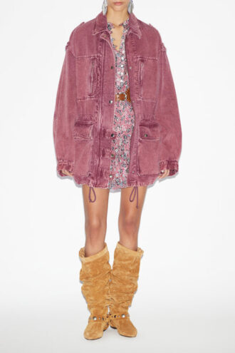 Veste Joanna Workwear Style en denim uni