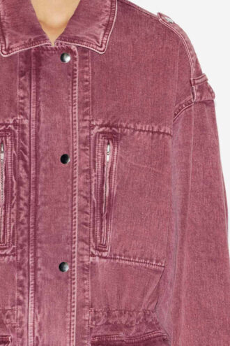 Veste Joanna Workwear Style en denim uni