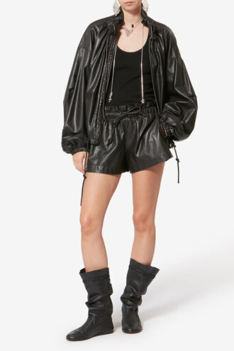 Veste Neela en cuir synthétique fin et souple