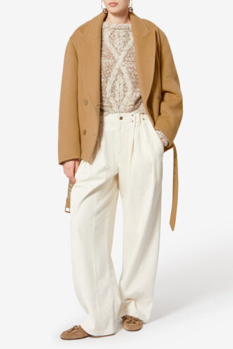 Warna Manteau court en laine vierge et cachemire pour homme